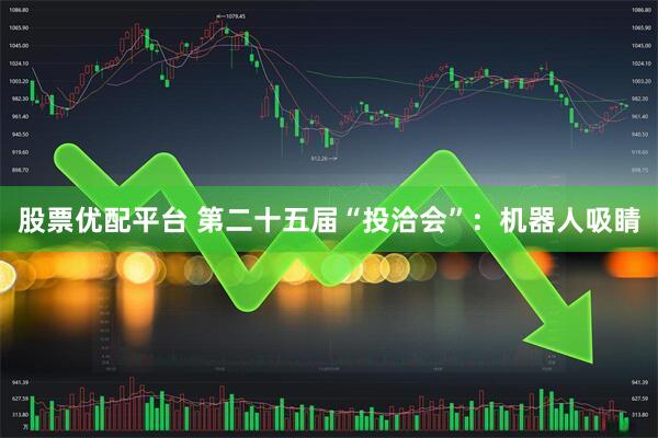 股票优配平台 第二十五届“投洽会”：机器人吸睛